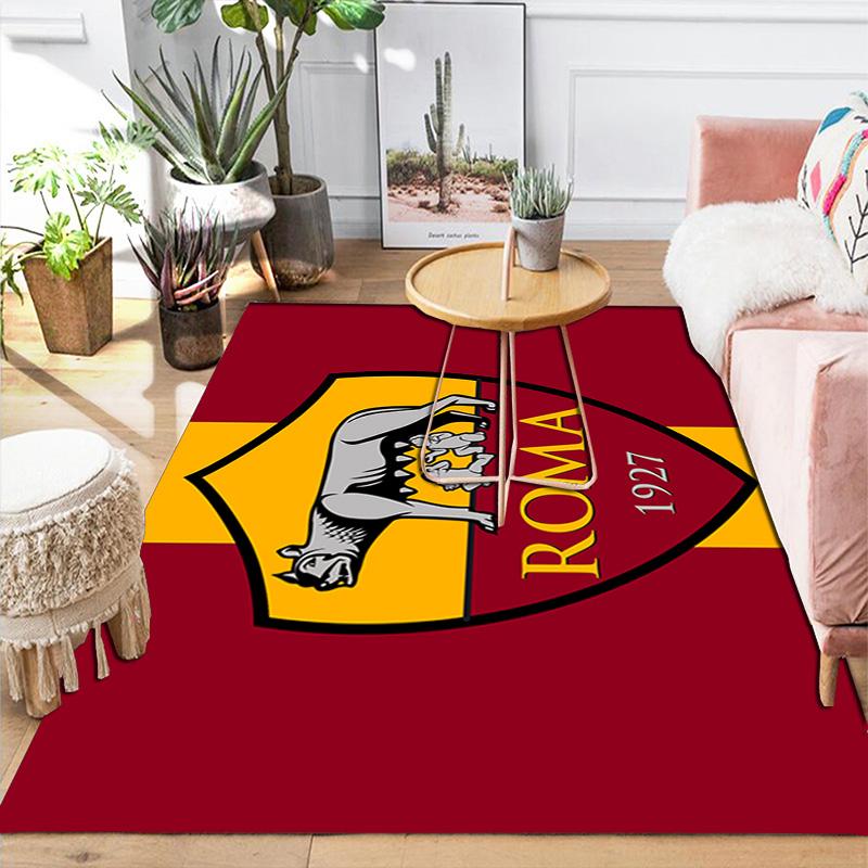 AS Roma Pattern Rug Floor Mat for Living Room or Bedroom Soft and Comfortable Carpet a Gift for Birthday and Holiday.