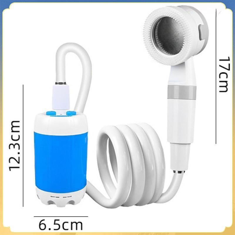 Portable Shower Travel Shower Pump Multipurpose Versatile Compact Camp Shower Set Travel Bathing Hiking Washing Tool