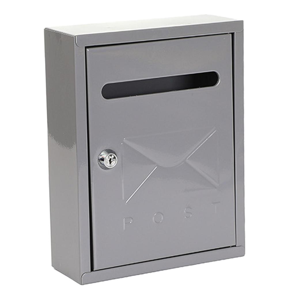 Wall Mounted Locking Drop Box Mailbox Multipurpose for Envelope Heavy Duty
