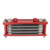 17PCS Motorcycle Oil Cooler   Set Aluminum 4 Row Engine Oil Cooling Kit Replacement for Monkey 125 ‑140 