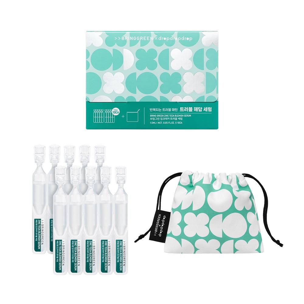 BRING GREEN Zinc Teca Trouble Serum 50ml+25ml/25ml+25ml Refill/1.5ml X 10ea Planning