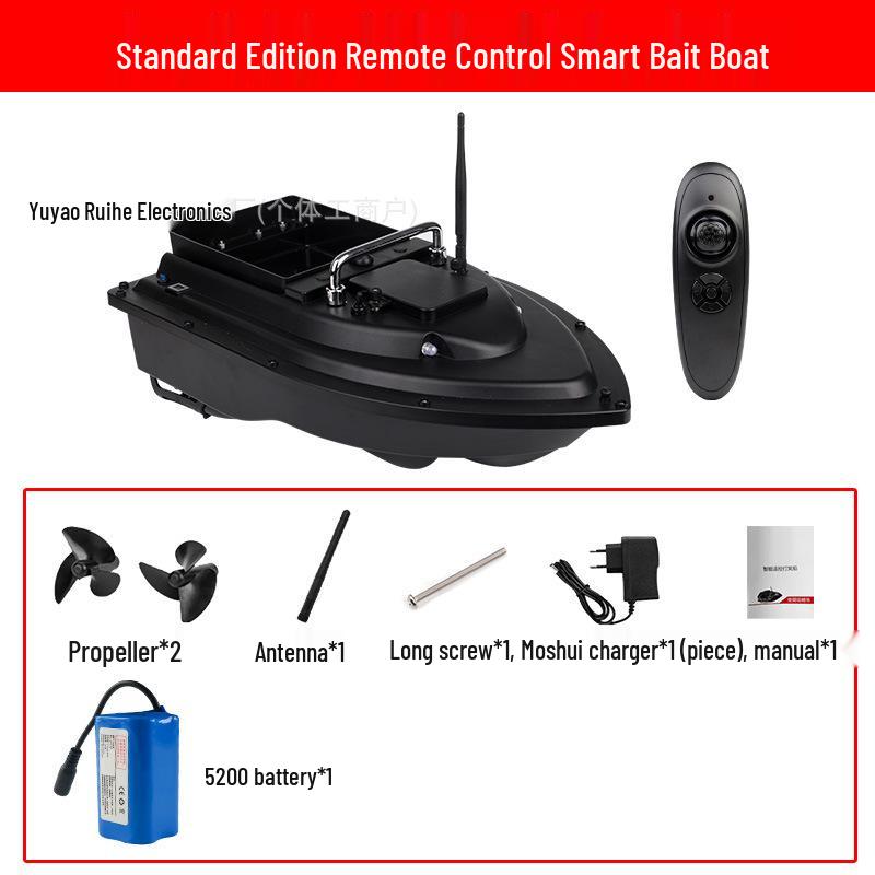 Large Remote Control Bait Boat with GPS & Auto Return for Fast Cruising