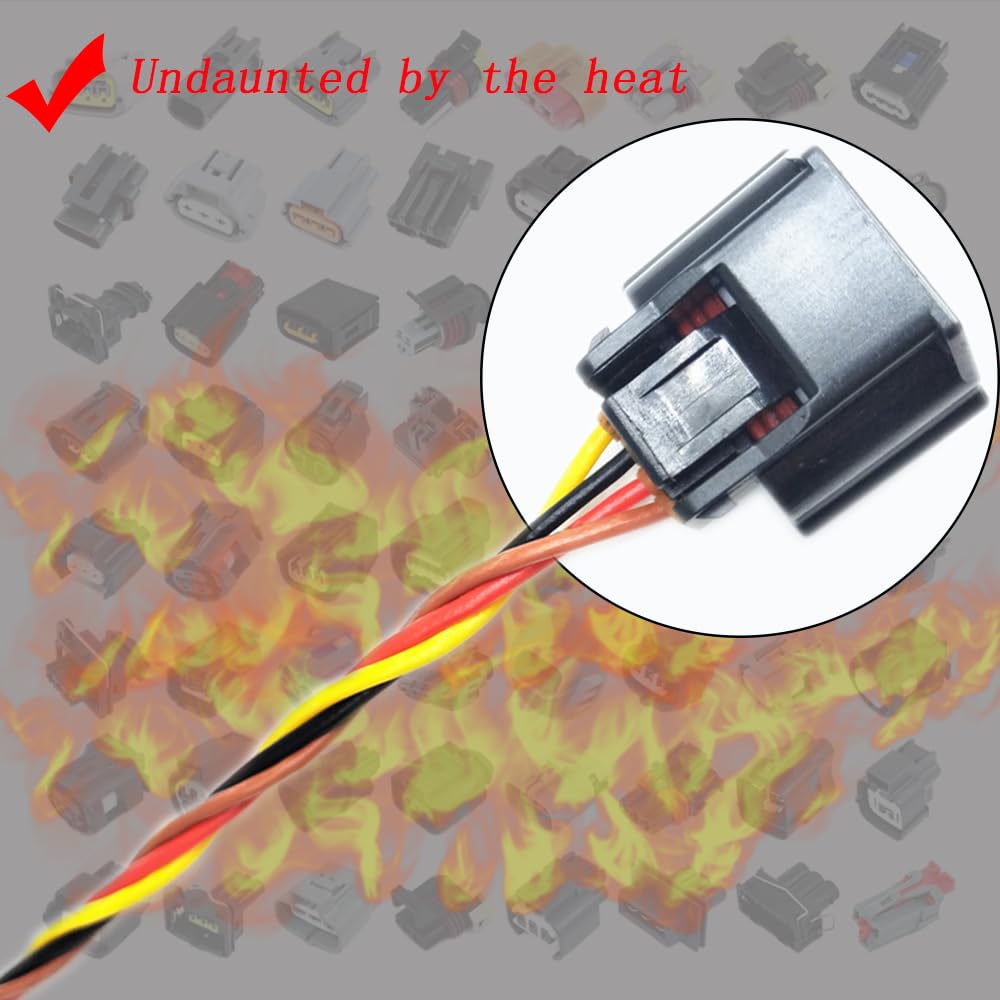 Mass Air Flow Sensor Connector Plug Pigtail Harness 22680-3VA0A AFH60M-47 Replacement for Nissan Infinity