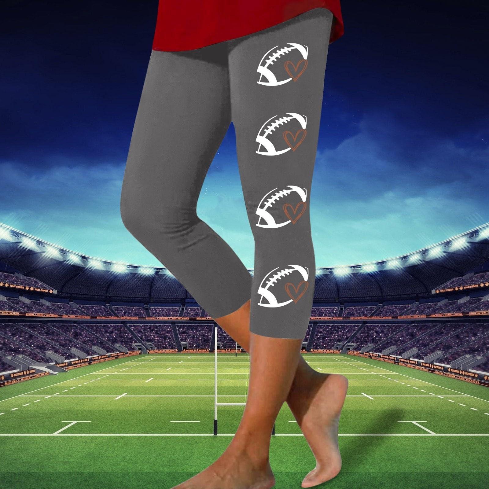 Женская мода повседневная верхняя одежда брюки с принтом 3/4 брюки M белый — фото 3