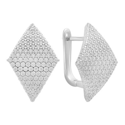 Silver Earrings with Cubic Zirkonia (2184294)