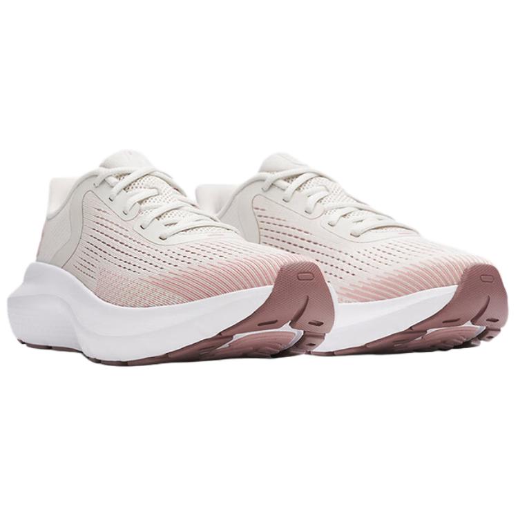 Under Armour Rogue 5 Summit White Tourmaline Pink Women Sneakers Cream Maroon-Mist 3028262-110