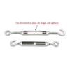 Stainless Steel 304 Adjust Chain Rigging Hooks & Eye OC OO CC Type Turnbuckle Wire Rope Tension Device