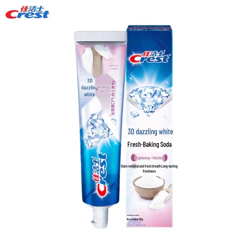 

Crest 3D White Baking Soda Toothpaste