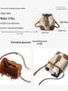 2025 New Small Colorblock Cowhide Leather Drawstring Bucket Bag - Mini Phone Crossbody & Shoulder Bag