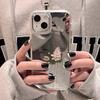 Mirror IMD Phone Case Mirror IMD Phone Case for Apple 14 Phone Case Transparent Double-layer Phone Case Summer