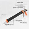 High Efficiency Caulk Guns Aluminum Tube Caulking Tool with Nozzle for Gluing Tasks Glass Adhesive, Various Applications