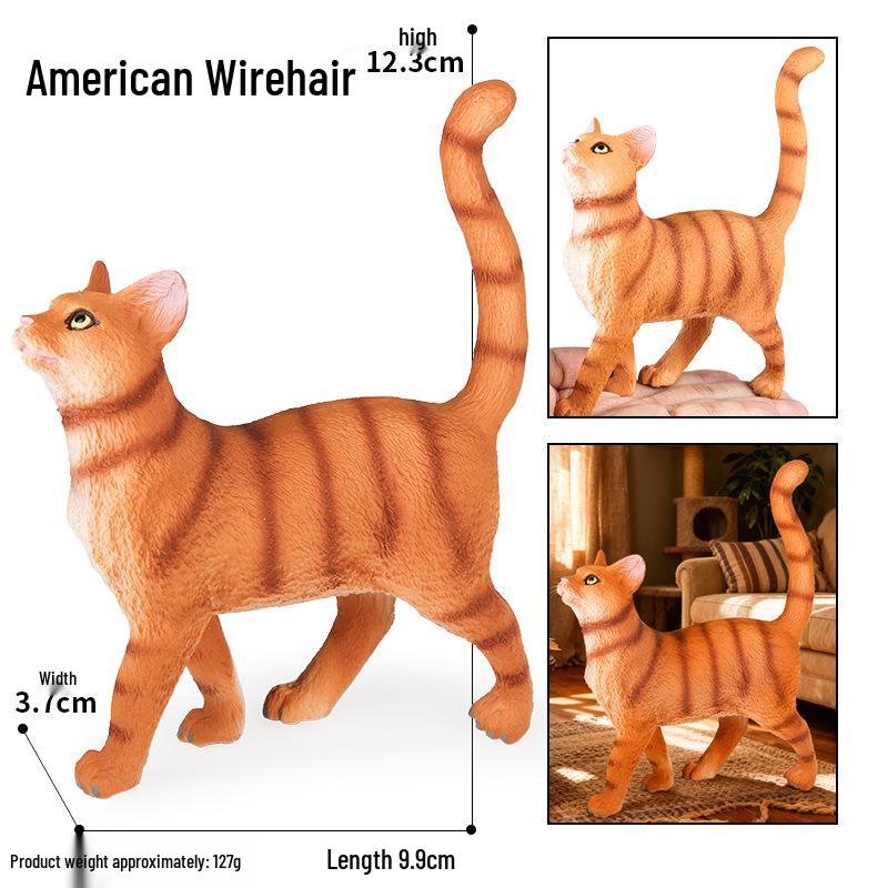 Yaratıcı Sevimli Kedi Bebek Süsleri - Tüysüz, Pastoral ve Yan Yatan Kediler Ev & Kahve Dükkanı Dekorasyonu İçin