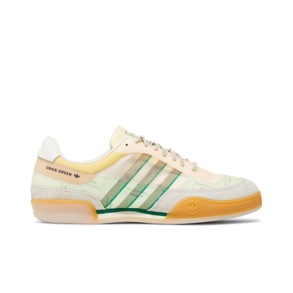 adidas Squash Polta AKH 'Cream Bold Green' (Unisex) Cream White / Sesame / Bold Green Casual Shoes GX7033