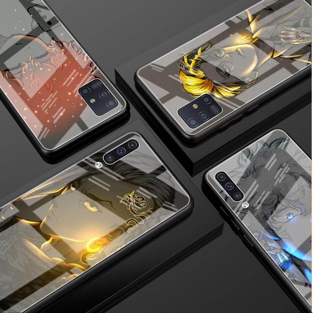 Glass Case For Samsung Galaxy A52 A71 A50 A51 A70 A21s A31 A72 A10 A12 A30 A22 5G Phone Cover Tokyo Revengers Anime