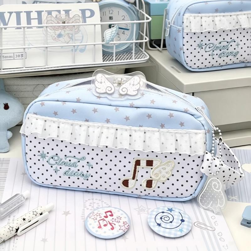 Pencil Case Multifunctional Large Capacity Stationery Pouch with Inner Pocket for Drawing Artists Outdoor Travel Use