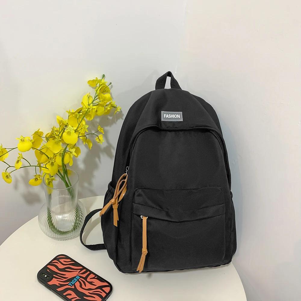 

Casual Backpacks, Backpacks College Students Simple Backpacks High School Students, Junior High School Students, чёрный