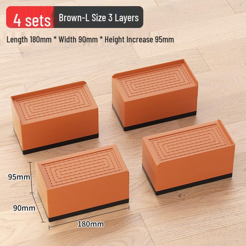 Universal Furniture Heightening Pads: Nail-Free, Stable, Moisture-Proof for Tables & Chairs