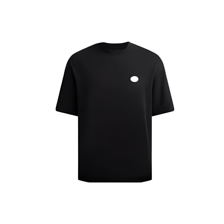 Emporio Armani SS23 Label Straight Cut Round Neck Pullover Short Sleeve T-Shirt Men Tops Black 6L1TA0-1JWZZ-0999 L