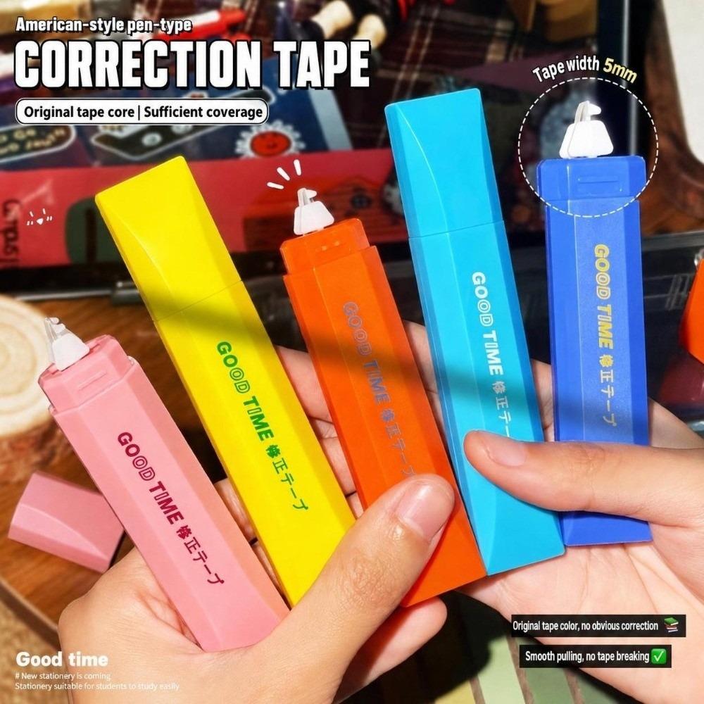 Smooth No-break Correction Tape Pen Style Correction Roller School Office Supplies