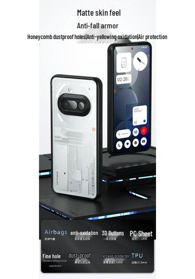 Nothing 3A Phone Case: Matte Skin-Feel, Airbag Anti-Drop, CMF2 Pro Compatible