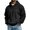 Men's Knit Hoodie Color Casual Pullover for Winter