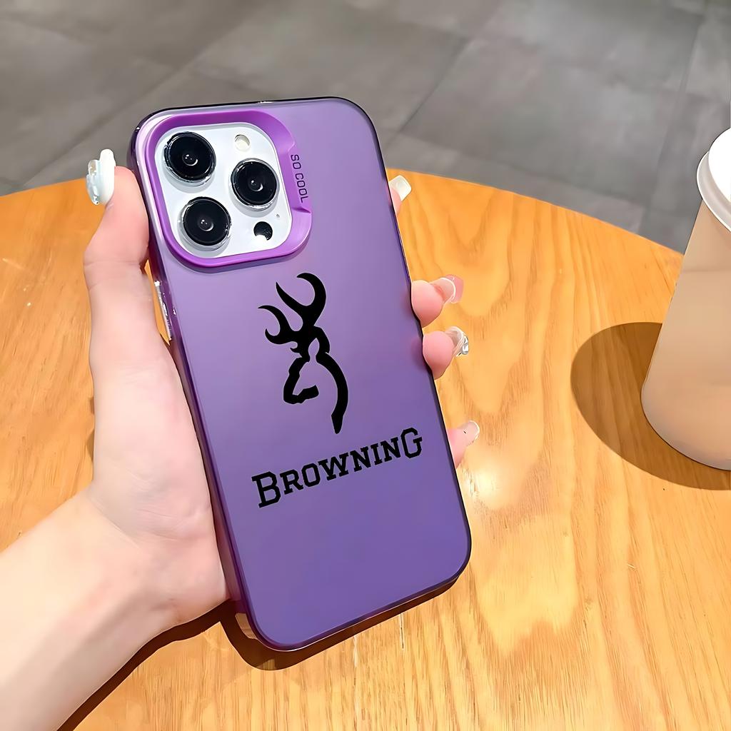 B-Browning Phone Case for Samsung Galaxy S26 S25 S24 S23 S22 S21 S20 Note20 FE Ultra Edge Plus 4G 5G Anti Fall Cover