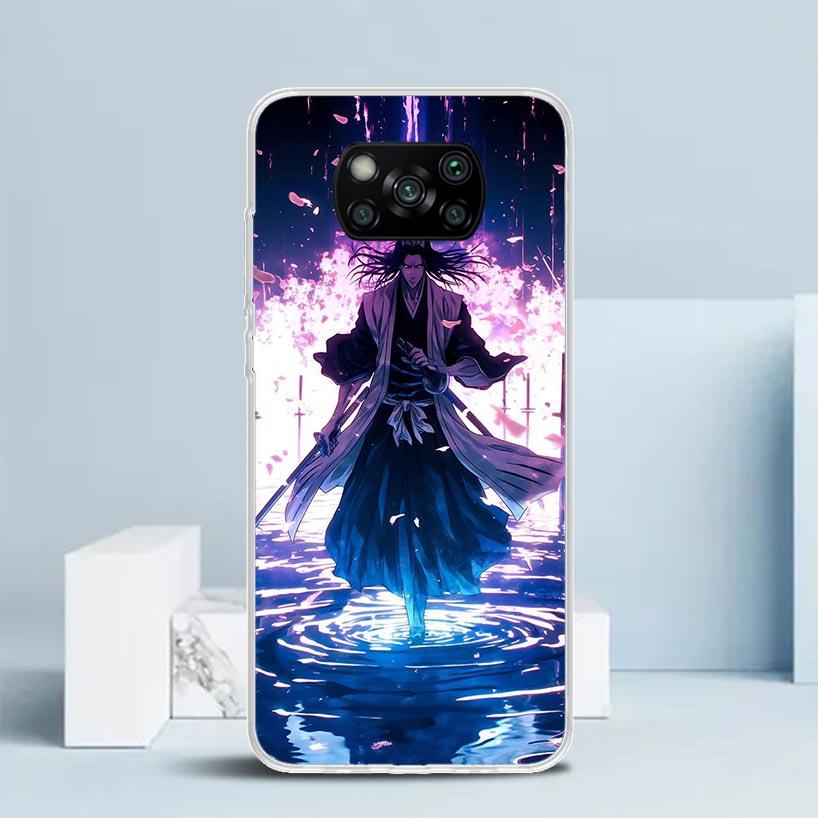 Bleach Kuchiki Byakuya Soft Cover for Xiaomi Poco F7 Ultra X7 X6 X5 Pro M7 Phone Case Redmi 15 15C 13 13C 12 12C 10 10C Print Sh