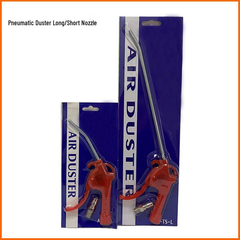 High-Quality Pneumatic Duster Gun Head with Long/Short Nozzle and Connector