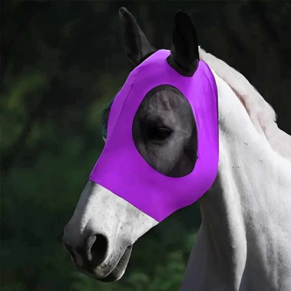 Comfortable Horse Fly Mask Multifunctional Mesh Horse Mask Horse Mosquito Mask Horse Protection