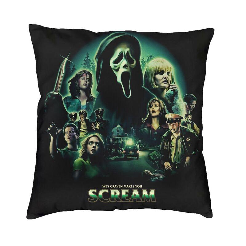 

Хэллоуин призрак убийца крик наволочка 40x40 см персонаж фильма ужасов наволочка домашний декор наволочка дакимакура 40x40cm 16x16in