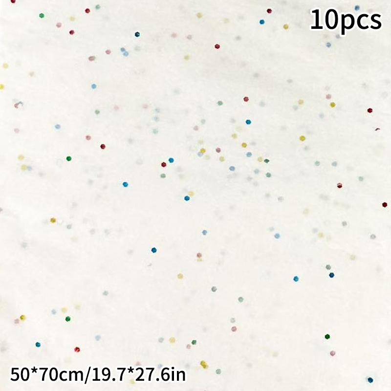 10 Stück Rosa Schleife Sydney Papier Handgeknetetes Papier Baumwollpapier Bouquet Blumenverpackungspapier Kleine Geschenkverpackungspapier