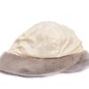 New mink fur hat, whole real mink fur, women's winter warm ear protectors, short edge sun top hat