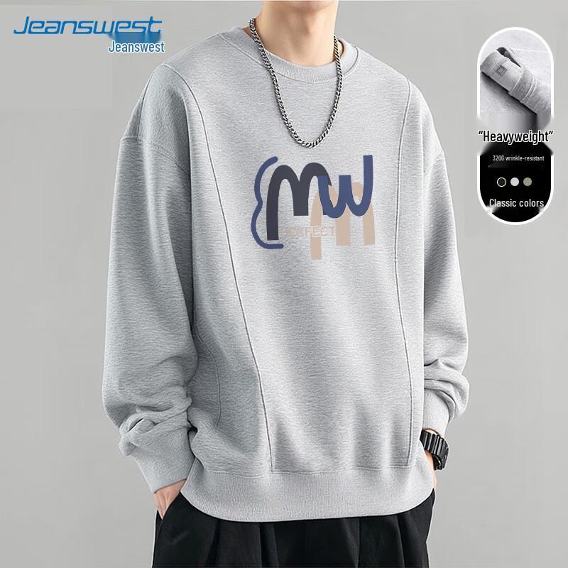 Jeanswest Men's Loose-Fit Pullover Sweatshirt