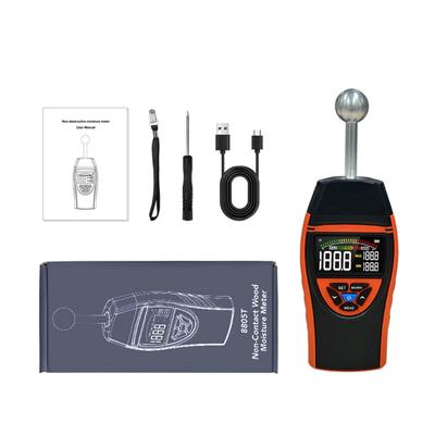 High Accuracy Digital Moisture Meter for Wood Brick and Wall with Fast Readout LCD Display Portable Design