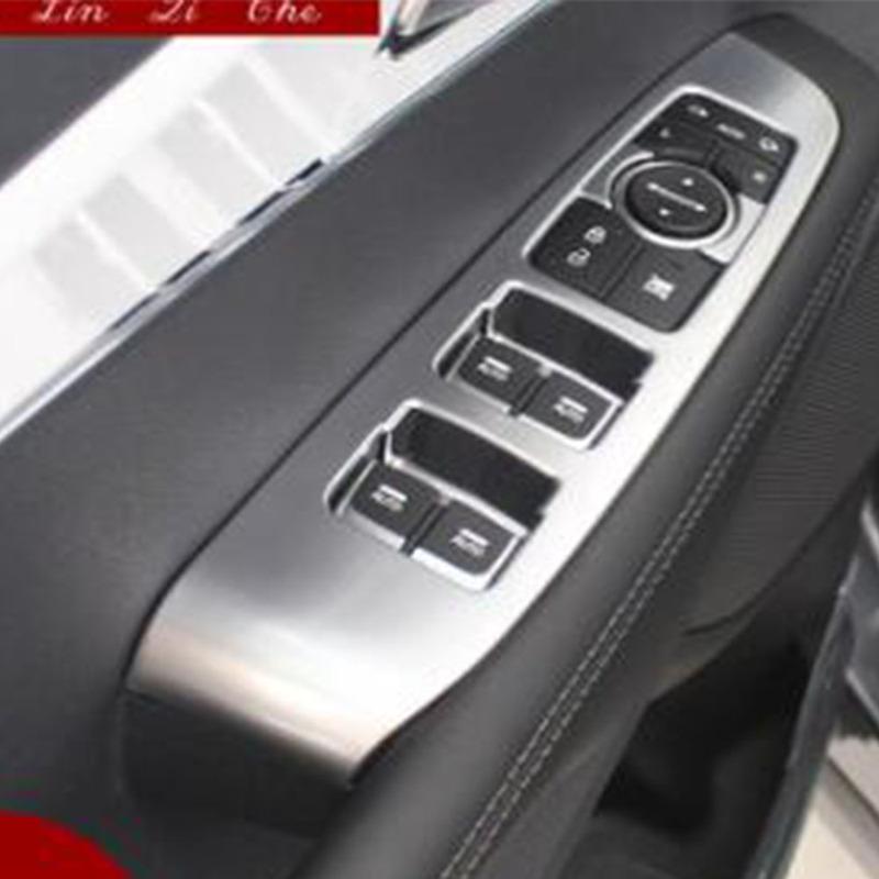 For Kia Sorento L 2015 2016 2017 2018 Car ABS Plastic Armrest Handrail Inner Door Window Glass Switch Panel Cover Trim Frame