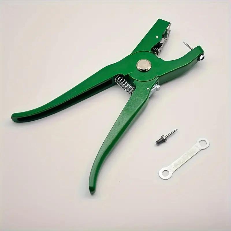 Ear Tag Pliers Livestock Animal Ear Tagging Gun Applicator For Sheep Goat Pig Cattle Rabbit Veterinary Marker Clamp Neddle