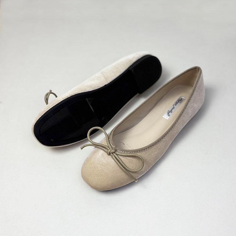 Fashion Female Soft Footwear Flats Women Lolita Shoes New In Spring Summer Fashion Butterfly-Knot Ladies Ballet Flats Dance Shoes