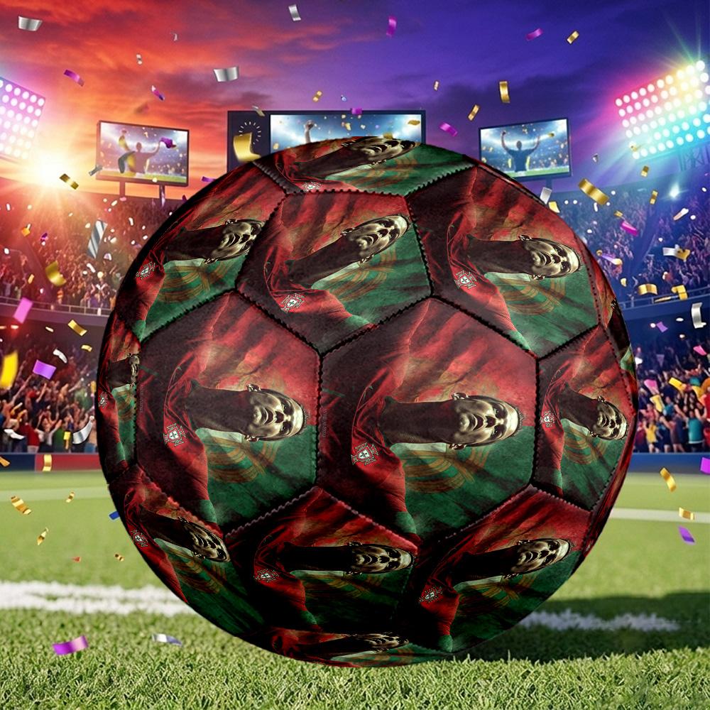 1pc Ronaldos Jersey Glory Soccer Ball Size 5, Suitable for Practice Matches/tournament Training,Lightweight and Durable. Cl70213