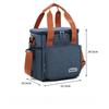 European And American Fashion Can Cross Body Thickened Lunch Insulation Bag With Large Capacity Business Lunch Bag