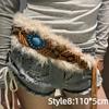 Patchwork Heart Waist Belt Faux Fur Brown Rivet Belt Fashion Women Waistband  Waist Accessories