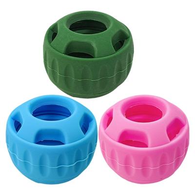 Silicone Chewing  Ball for Dog with Treats Feeder Design Interactive Teething Entertainment Toy Breeds Birthday Gift