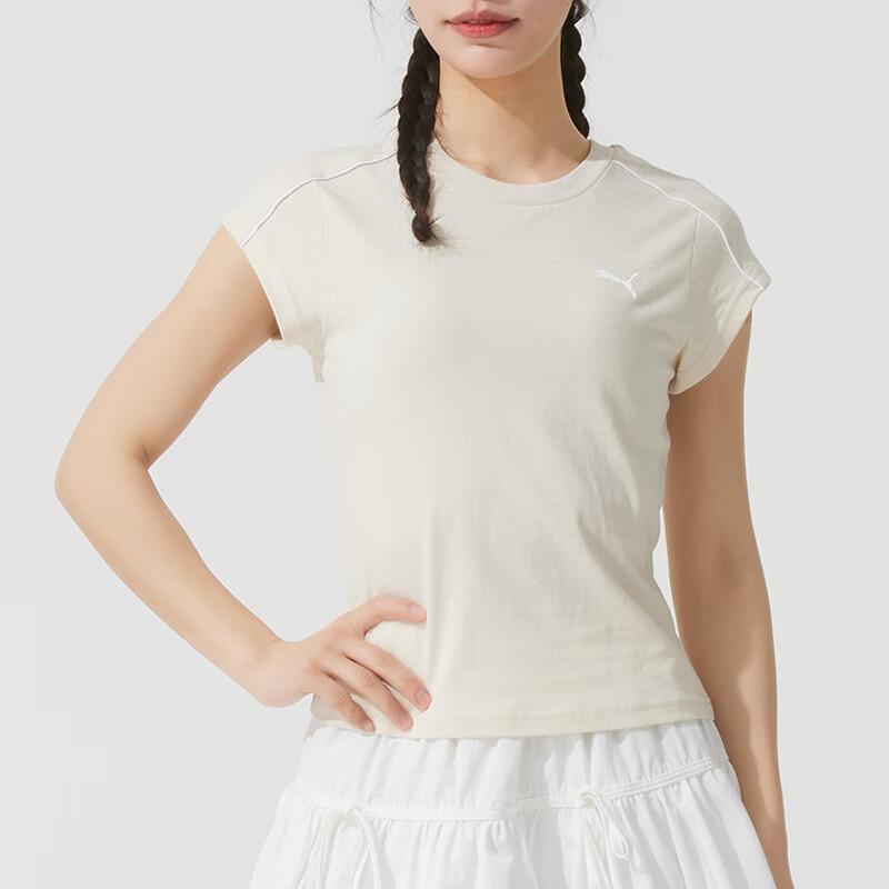 PUMA Sports Life Collection T Shirt Women's Ecru 631715-87