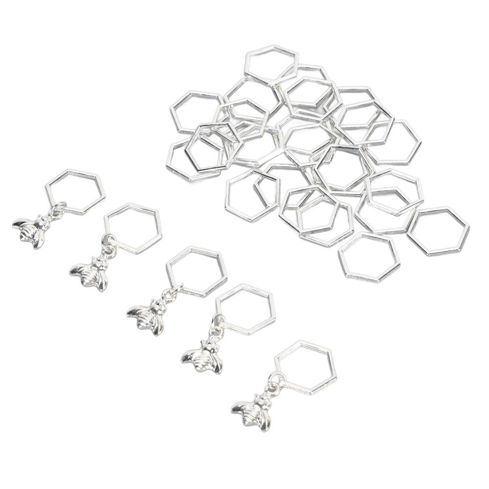 30Pcs Lightweight Design Knitting Stitch Markers Knitting Craft Tools Weaving Craft Projects