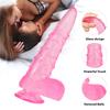 Female Artificial Corn Penis Crystal Transparent Dildo Adult Female Masturbation Stick