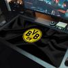 Borussia Großes Mauspad Große Gaming-Tischunterlage Rutschfest Laptop Tablet Großes Mauspad XXL Matte Mini-PC Spielmatte Mit Verriegeltem Rand
