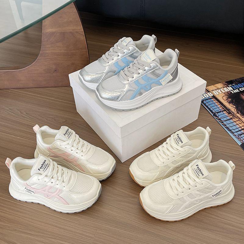 Xiaoxiangfeng ultra-light sports shoes summer new muffin show high dad shoes super soft fashion Forrest Gump shoes