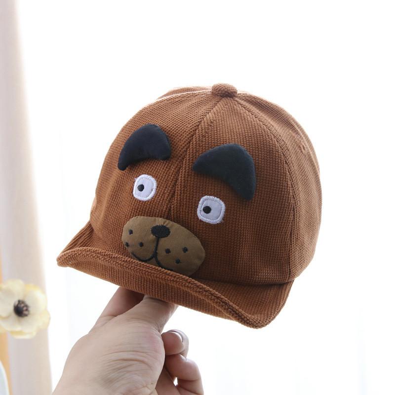 Childrens Cartoon Style Baseball Hat With Embroidered Animal Details For Fall