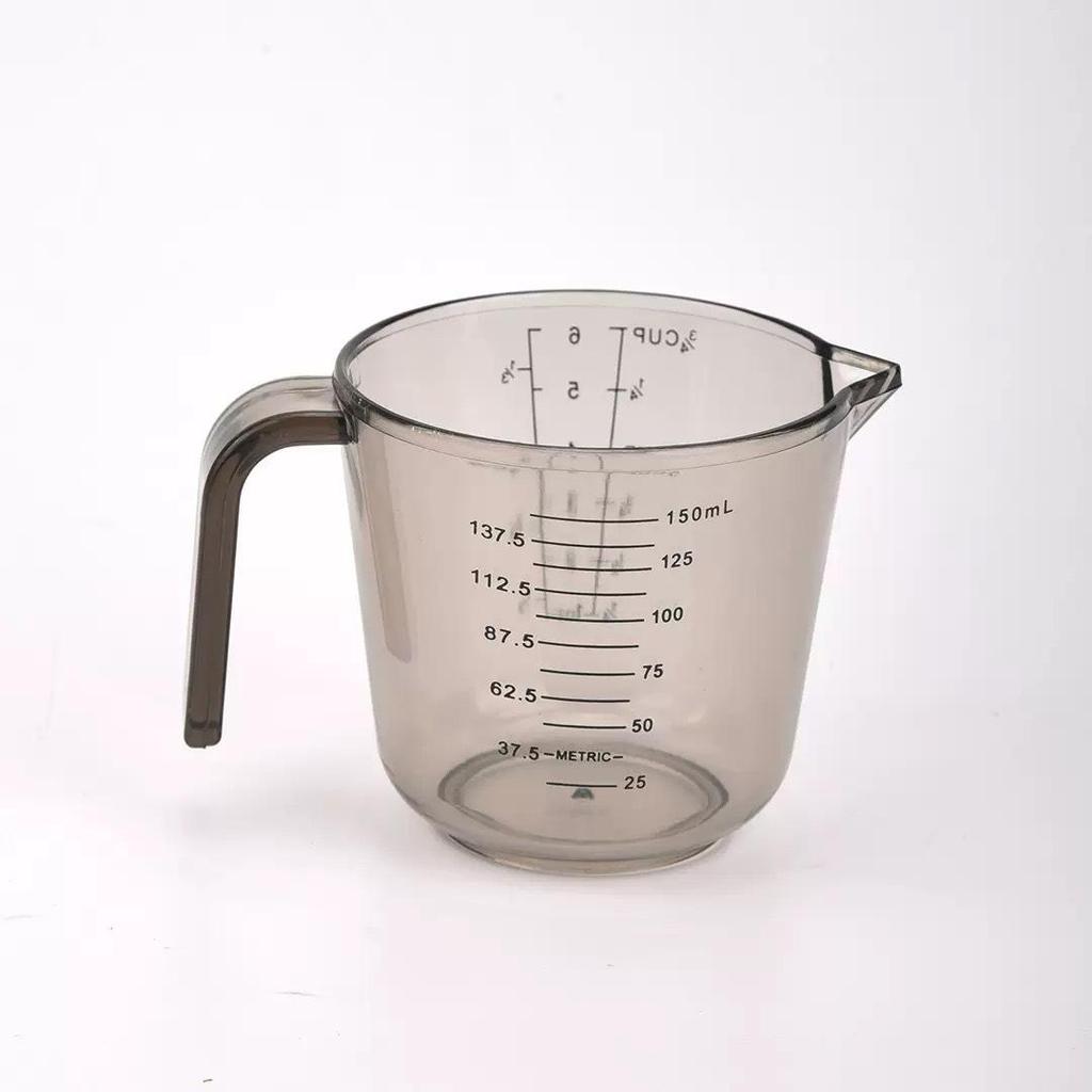 Available Double-Sided PS Transparent Measuring Cup (150/300/600/1000ML) with Scale - Ideal Baking Tool