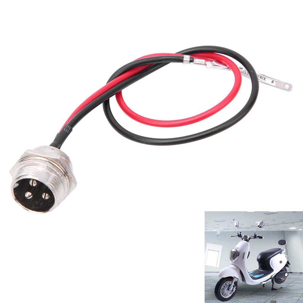 6 pcs 3 Needles Charging Port Connector Battery Charger Connectors for Electric Scooter
