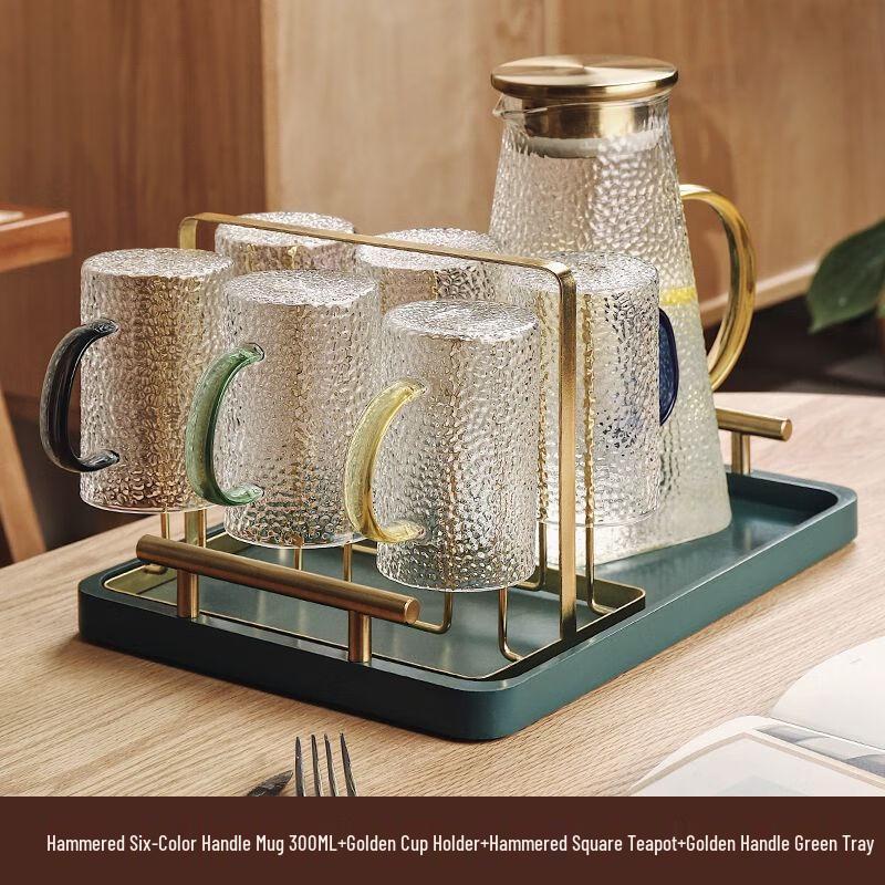 Набор японских стаканов из кованого стекла